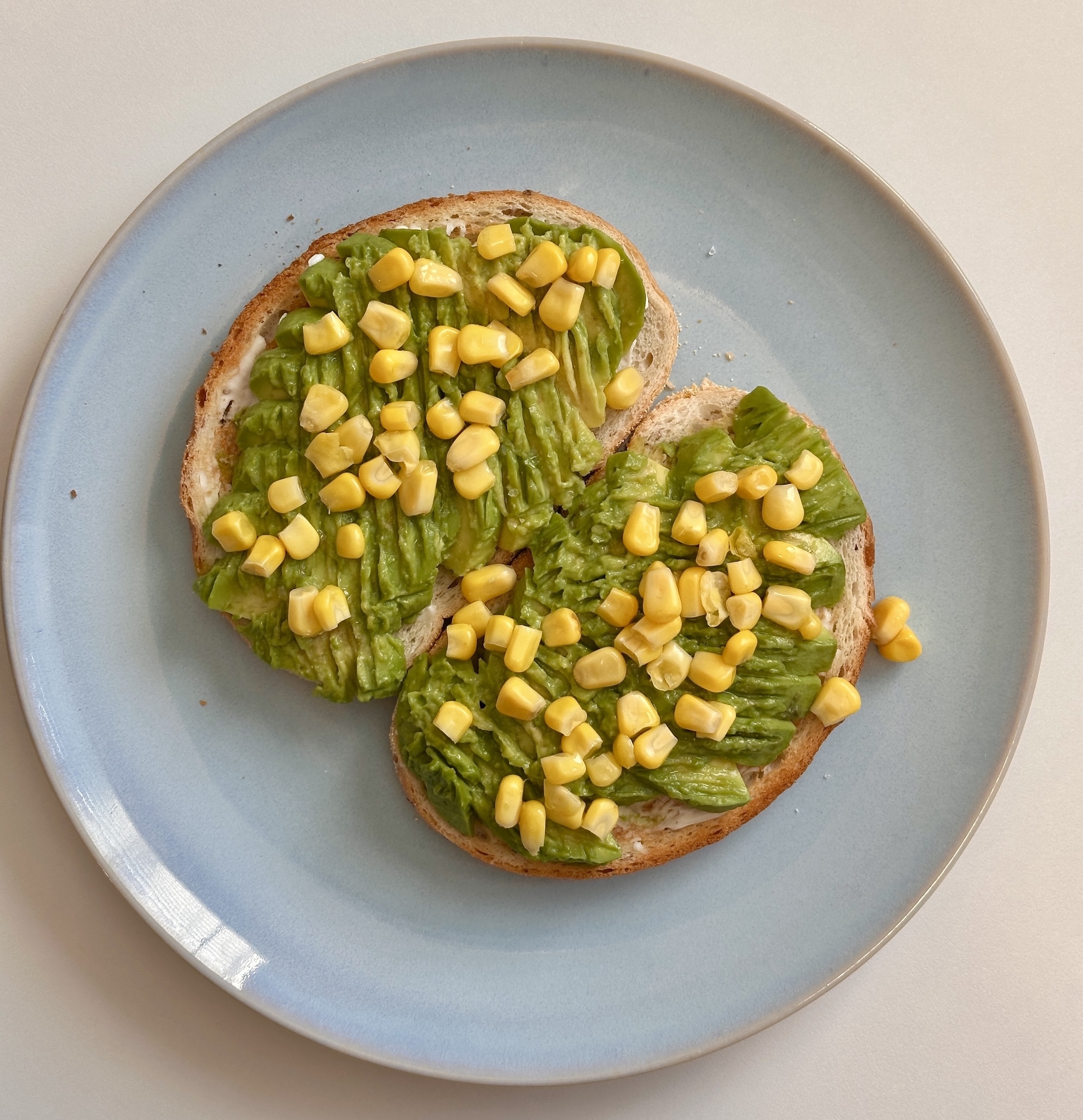 Avocado Corn Toast
