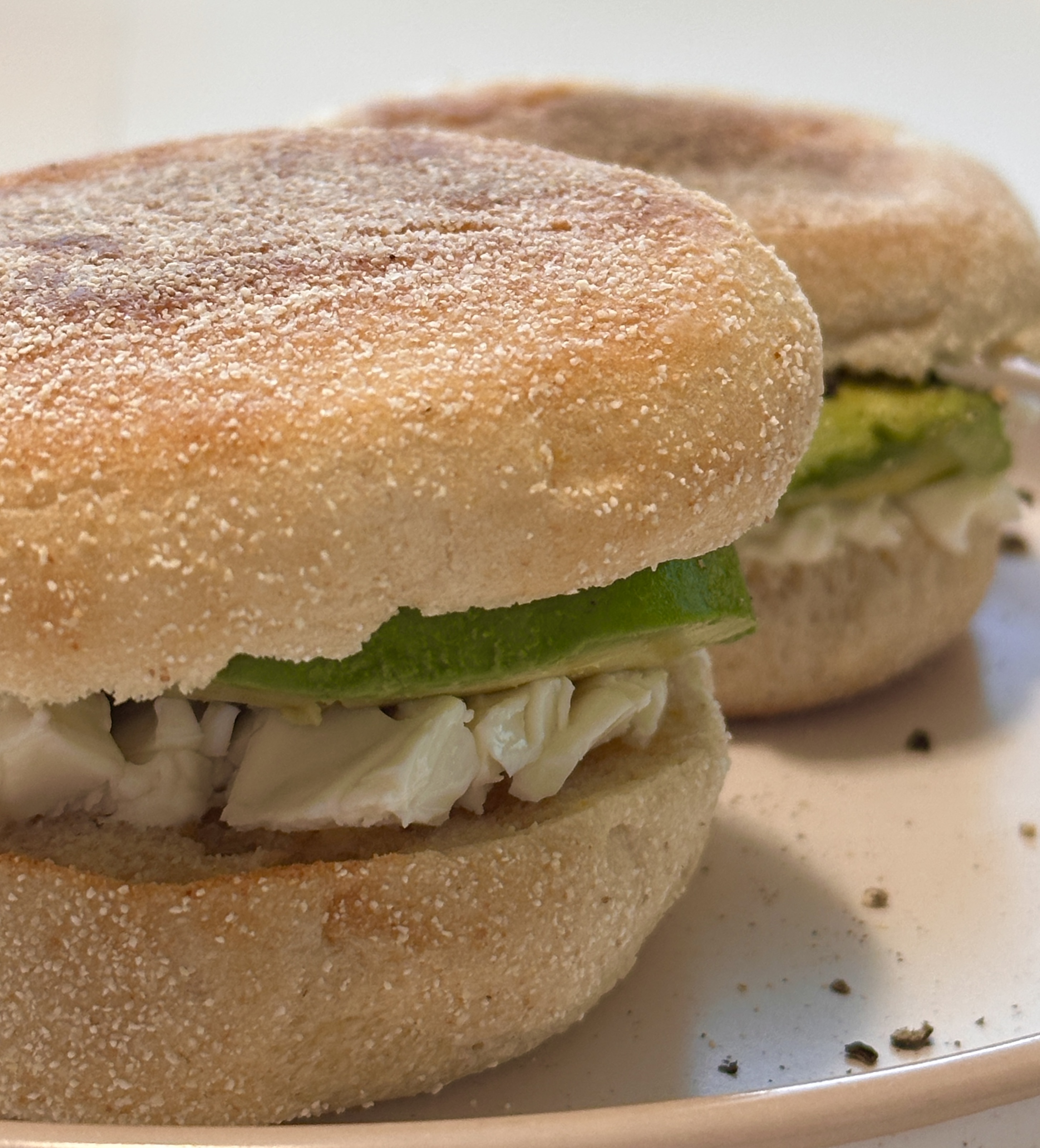 Avocado English Muffins