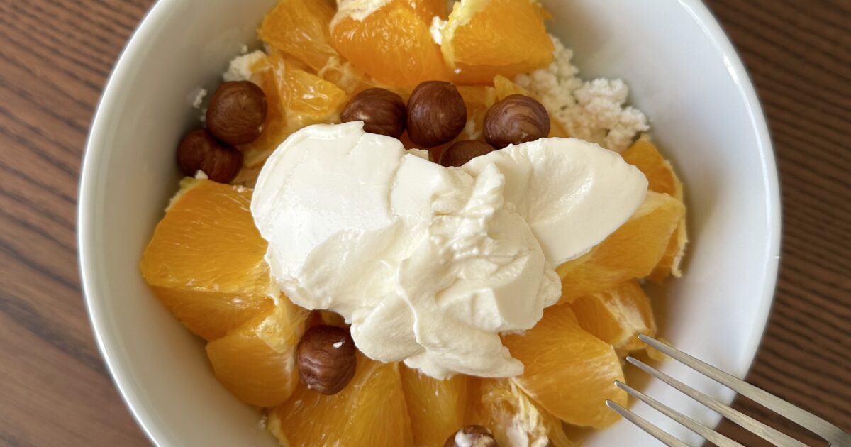 Cottage Cheese Bowl with Honey and Hazelnuts