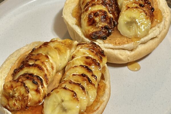 Grilled Banana Peanut Butter Sandwich