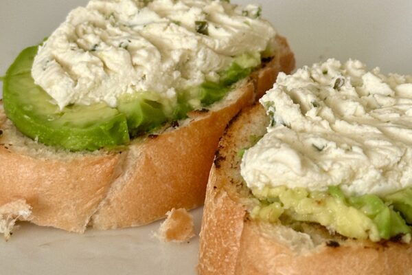 Spicy Avocado Cream Cheese Toast