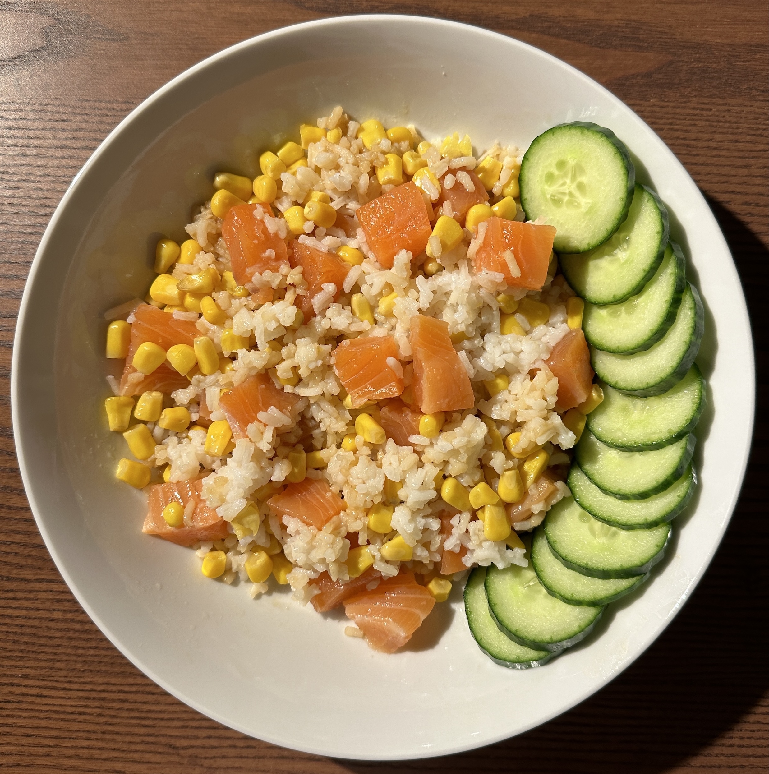 Spicy Honey Salmon Bowl