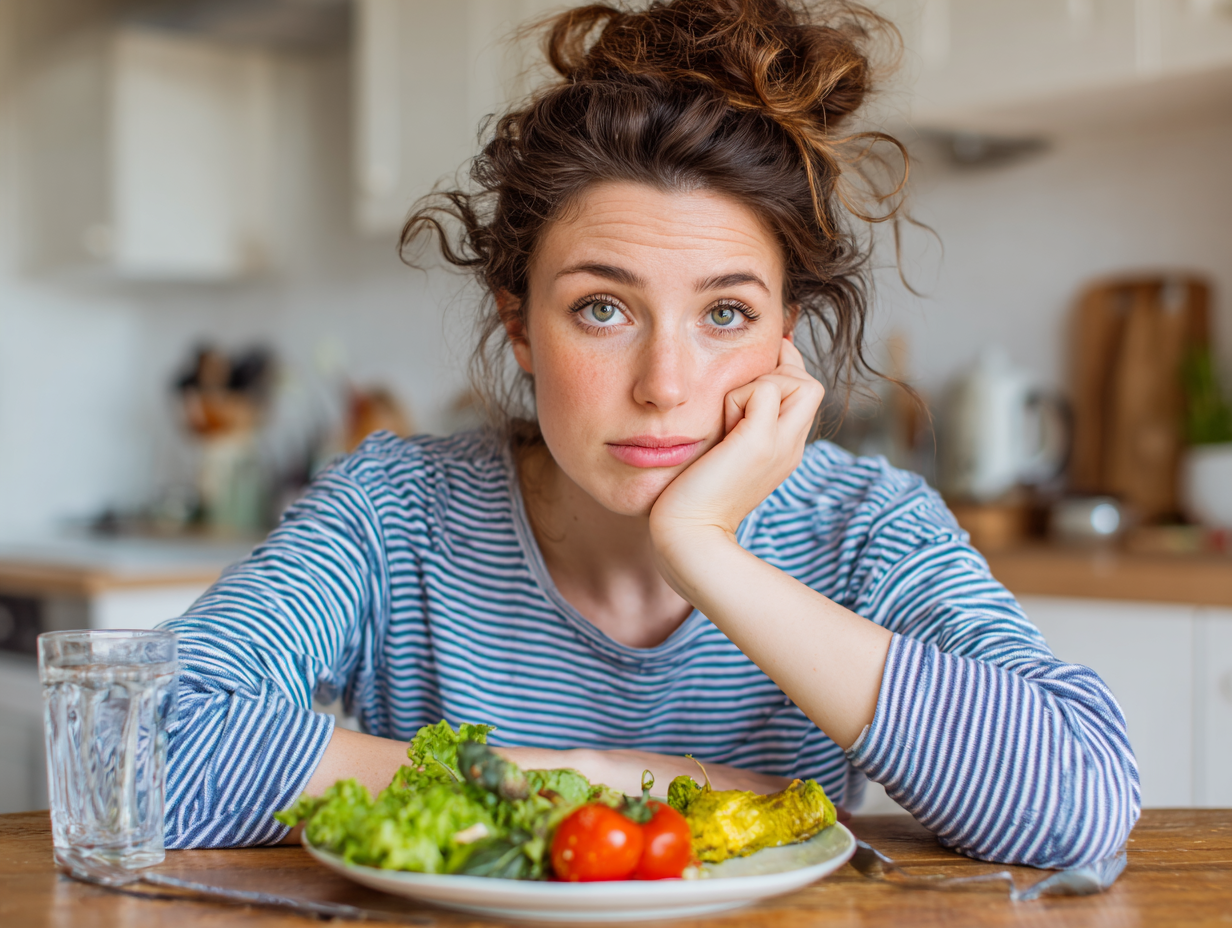 Why Am I Not Losing Weight Even Eating Little - Person on Diet