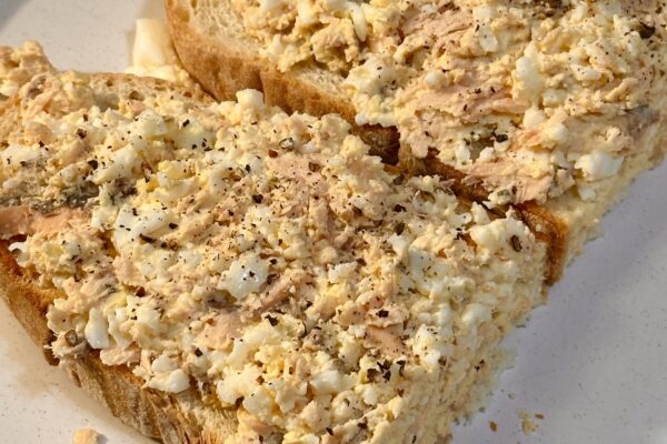 Salmon Egg Mayo Toast