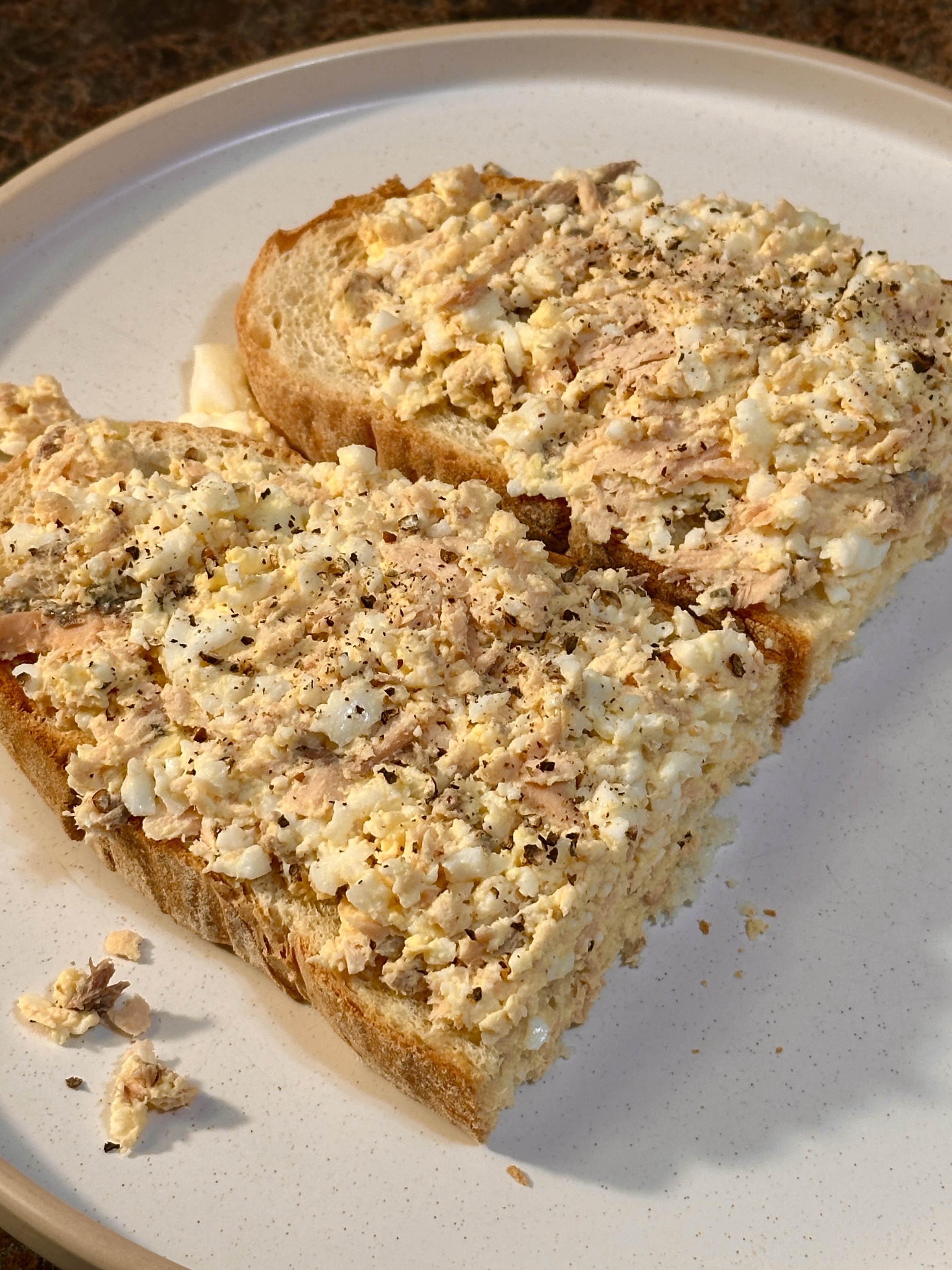 Salmon Egg Mayo Toast