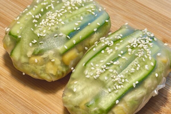 Tuna Rice Paper Rolls