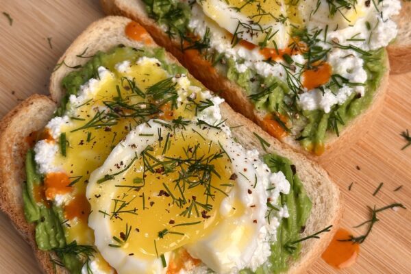 Creamy Buffalo Avocado Toast