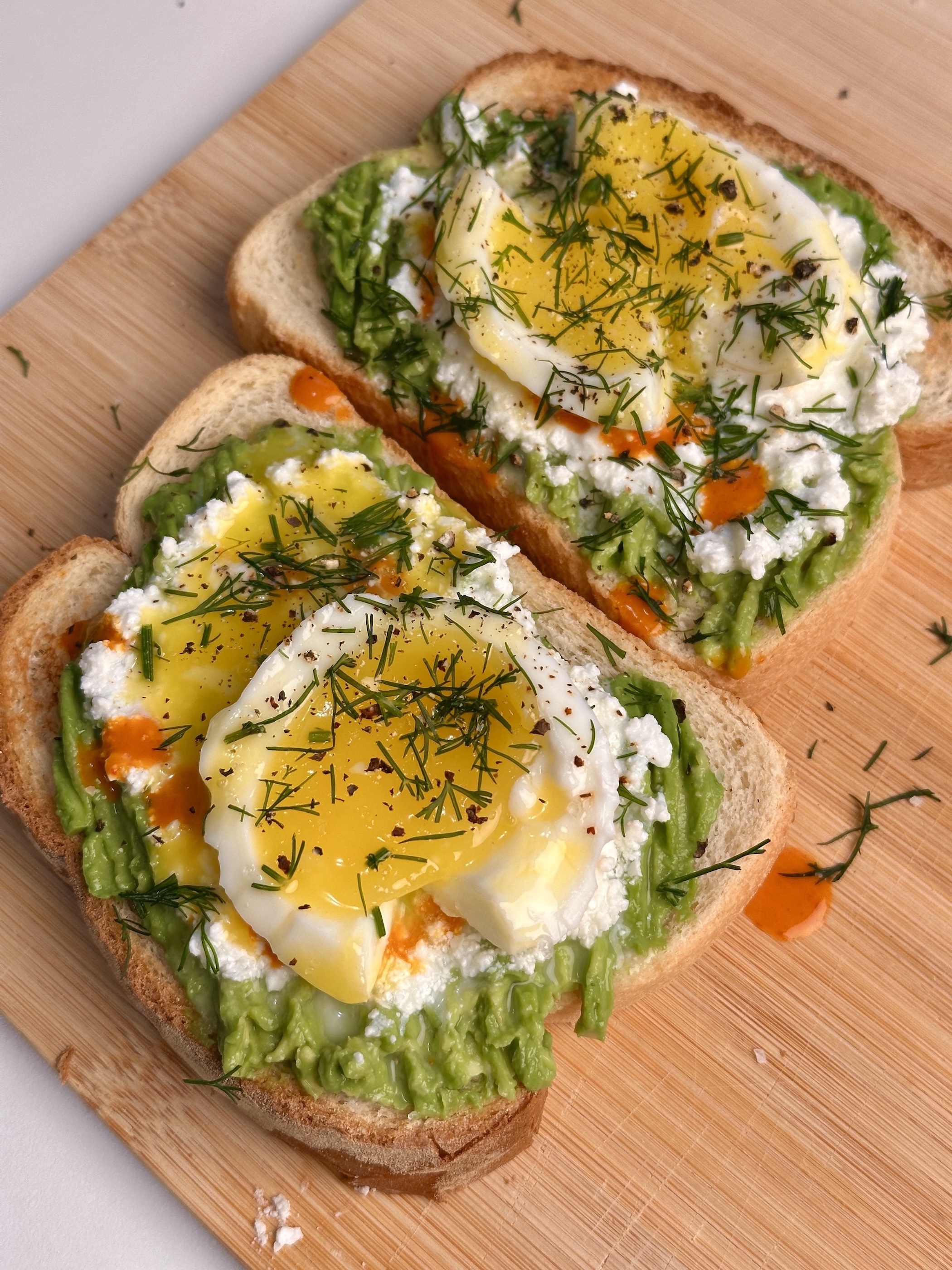 Creamy Buffalo Avocado Toast